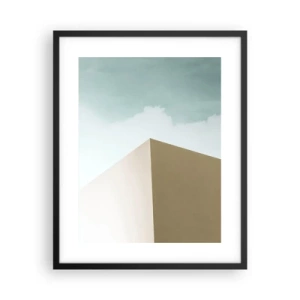 Plagát v čiernom ráme - Geometria slnečného leta - 40x50 cm