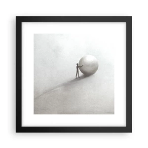 Plagát v čiernom ráme - Hra života - 30x30 cm