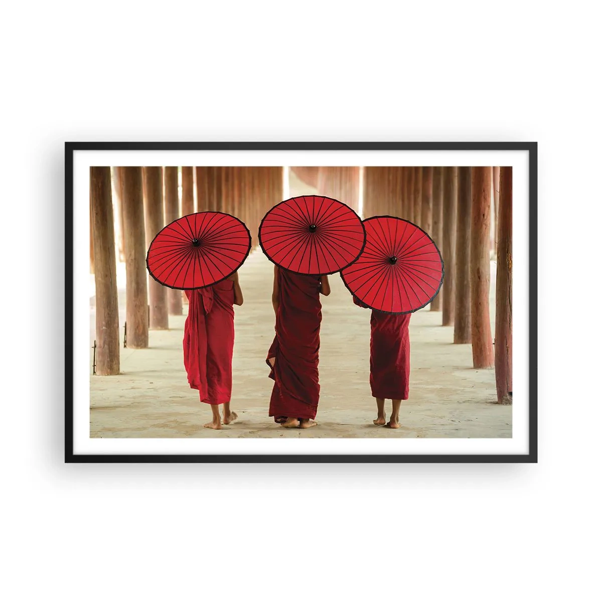 Plagát v čiernom ráme - Na ceste do Čistej ríše - 91x61 cm
