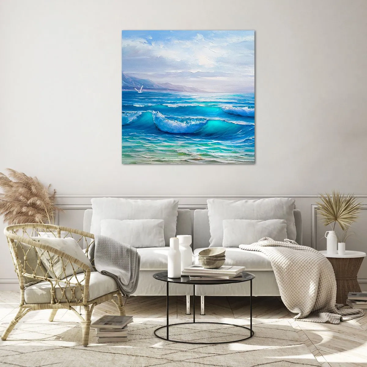 Obraz na skle - Prináša ukojenie - 60x60 cm