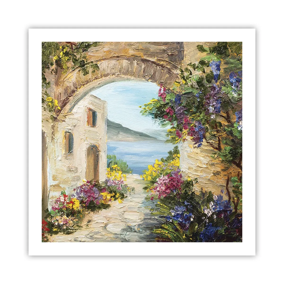 Plagát - Pôvab pobrežnej krajiny - 60x60 cm