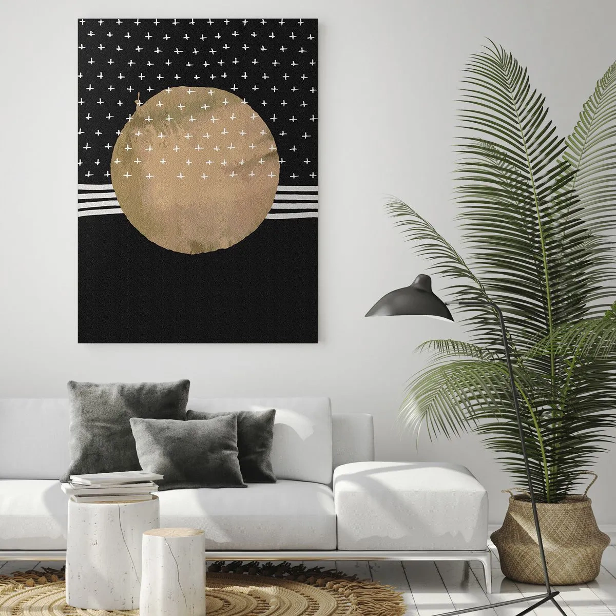 Obraz na skle - Kompozícia: vlajka galaxie - 80x120 cm