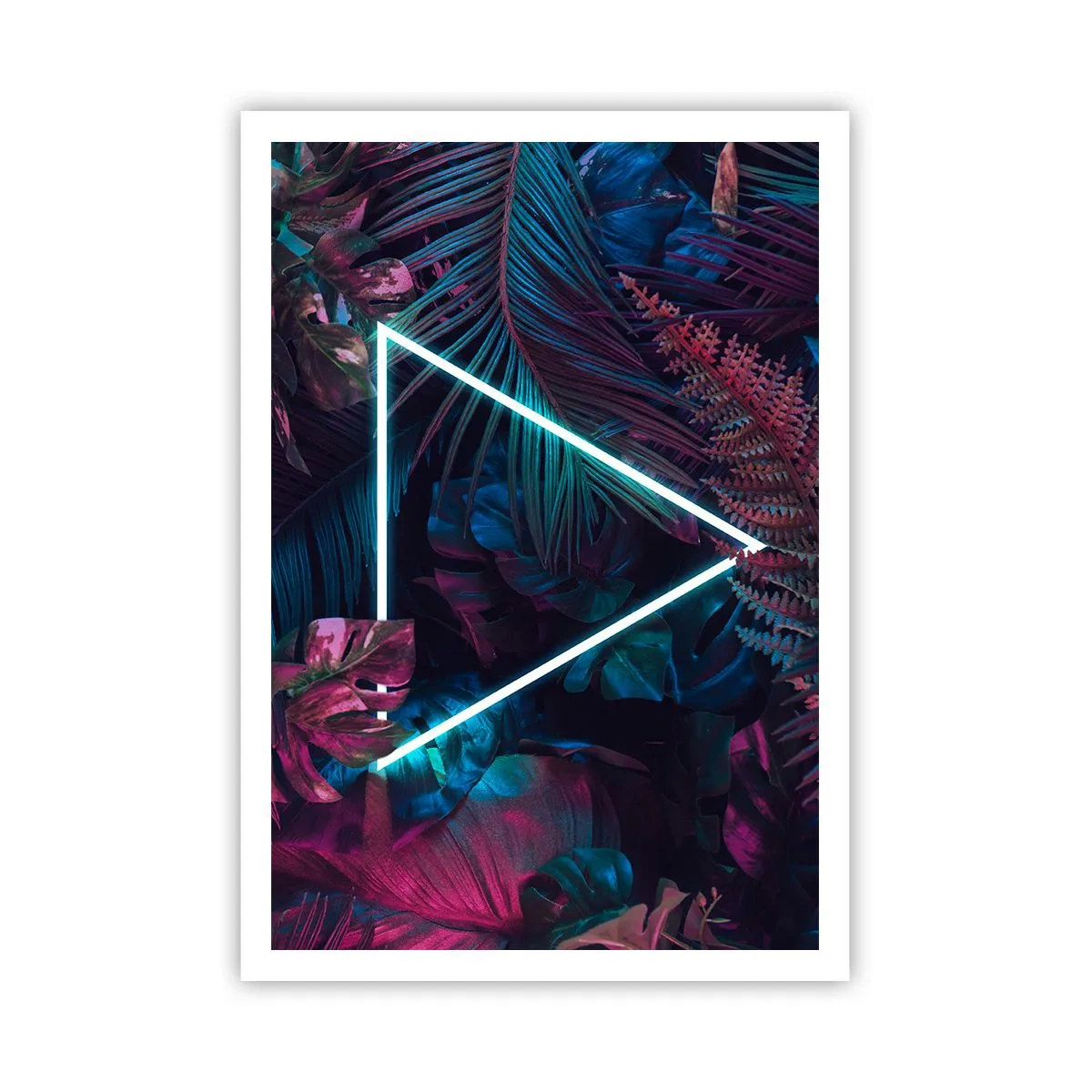 Plagát - Záhrada v disco štýle - 70x100 cm