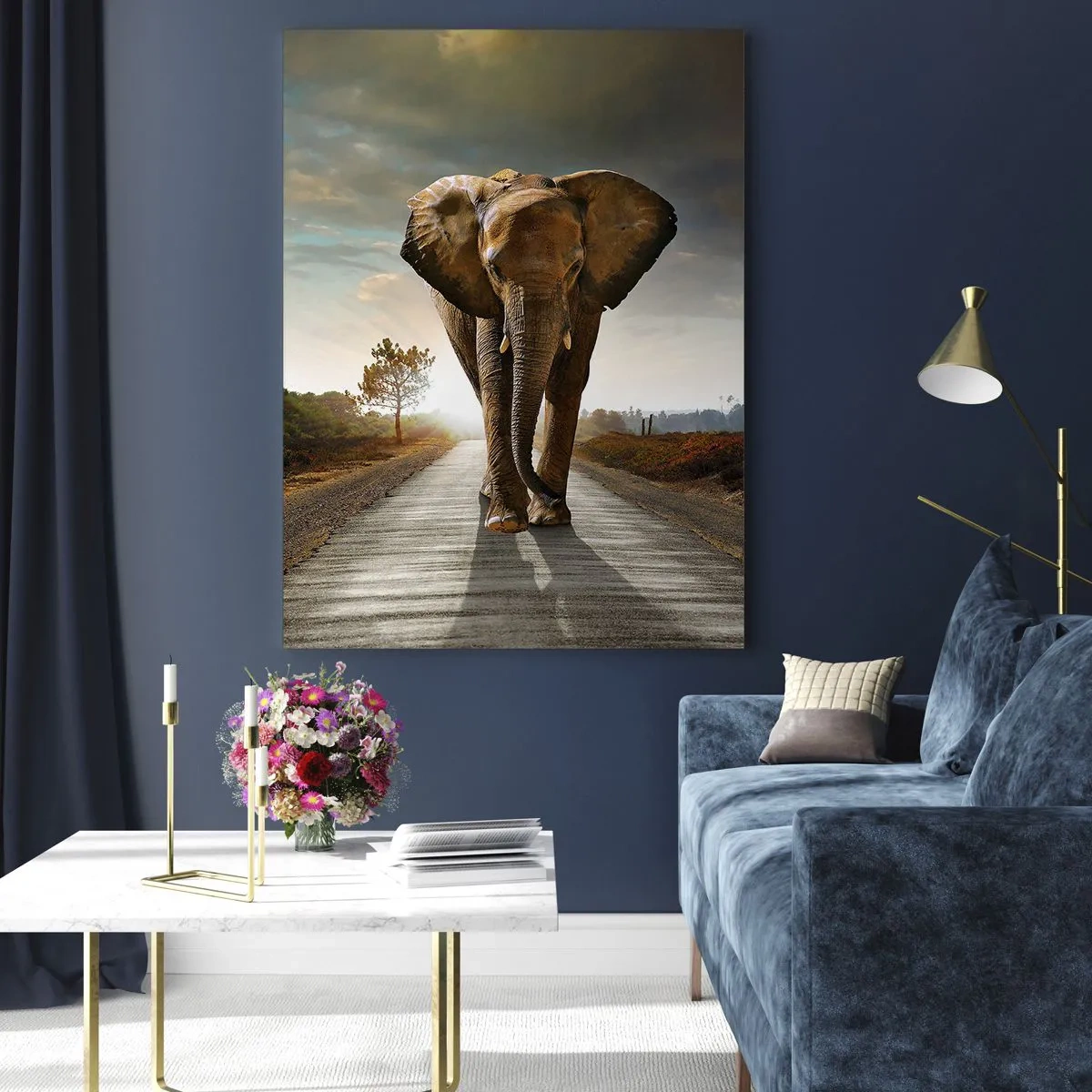 Obraz na skle - A vôbec nie v sklade porcelánu - 70x100 cm