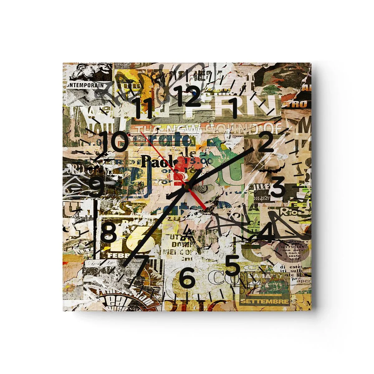 Nástenné hodiny - Och, deje sa to... - 30x30 cm