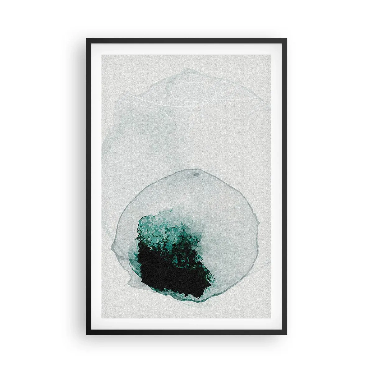 Plagát v čiernom ráme - V kvapke vody - 61x91 cm