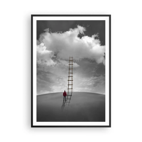 Plagát v čiernom ráme - Všetko je možné - 70x100 cm