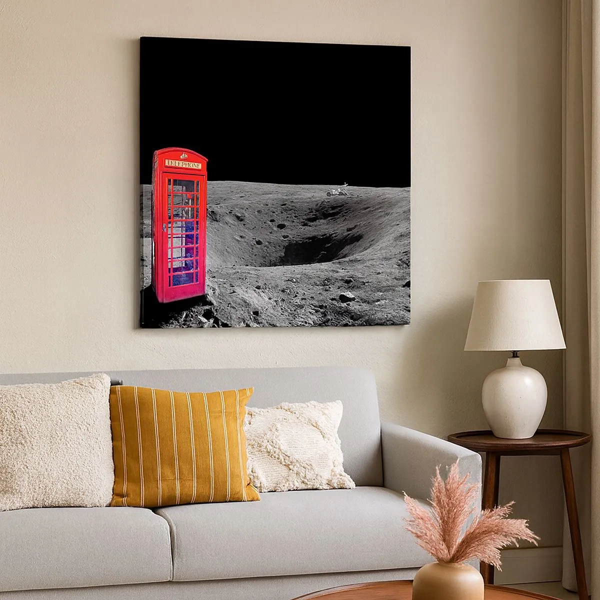 Obraz na plátne - Kozmický žart - 30x30 cm