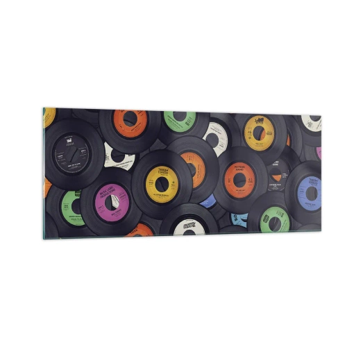 Obraz na skle - Farby klasiky - 100x40 cm