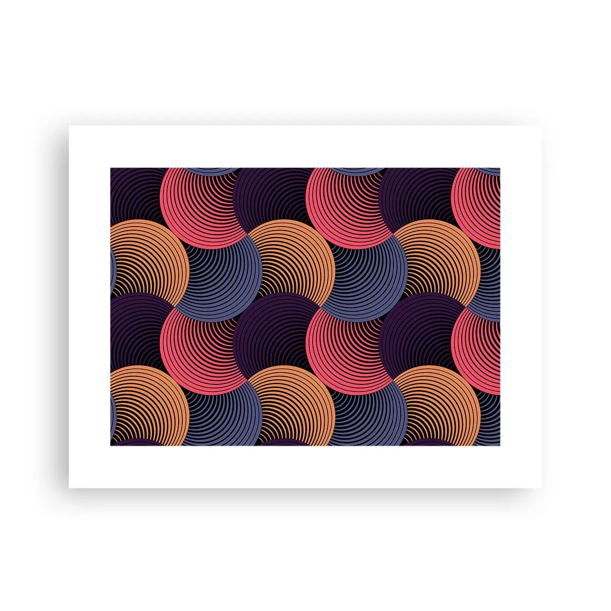 Plagát - V kruhovom rytme - 40x30 cm