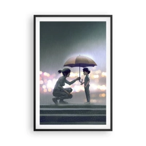 Plagát v čiernom ráme - A všetko je v poriadku - 61x91 cm