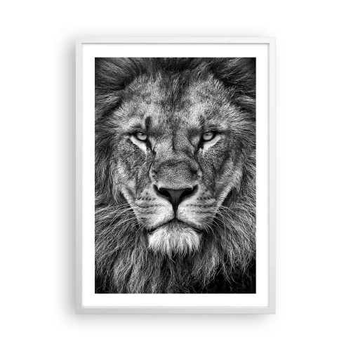 Plagát v bielom ráme - V korunovačnom odeve - 50x70 cm