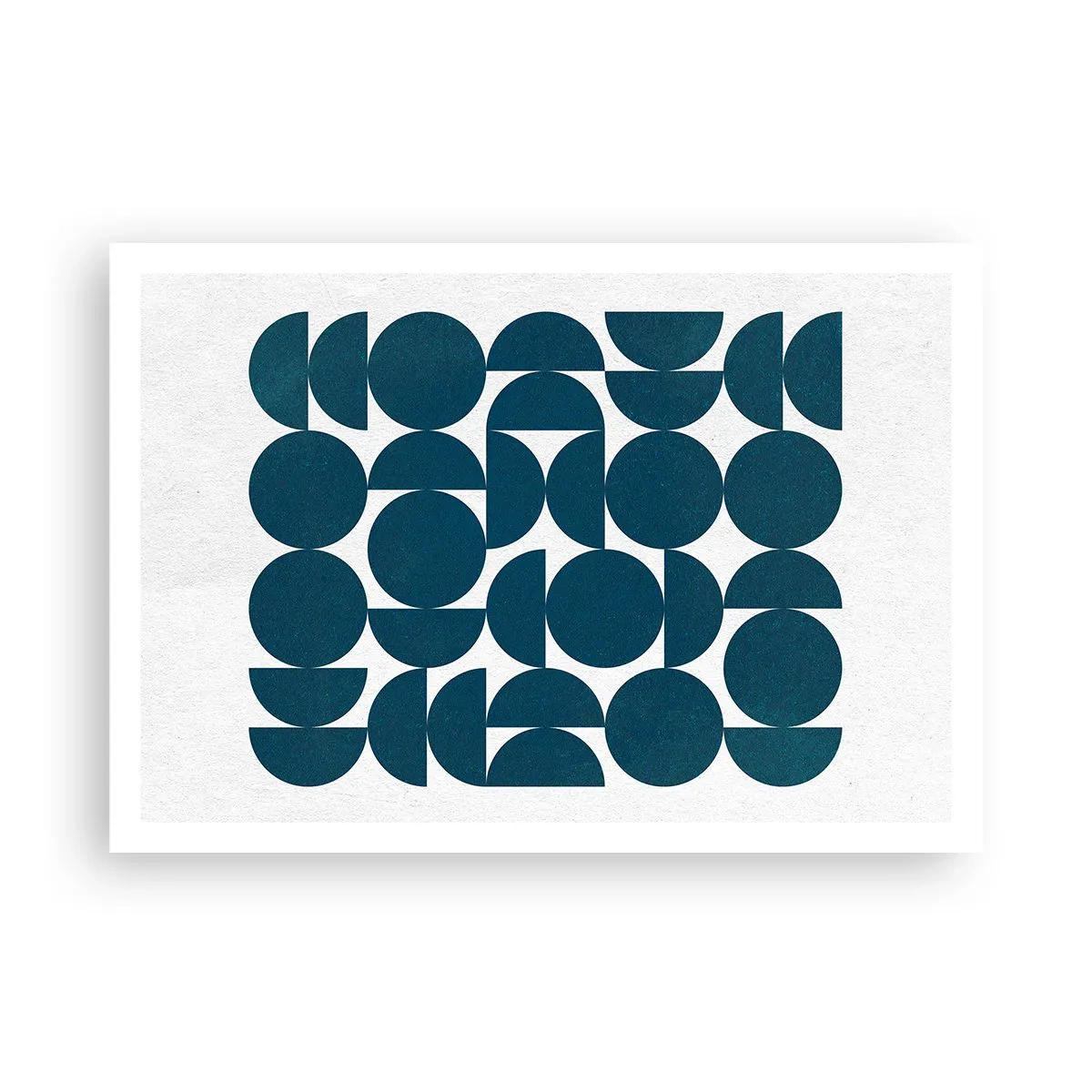 Plagát - Kruhy a polkruhy - 100x70 cm