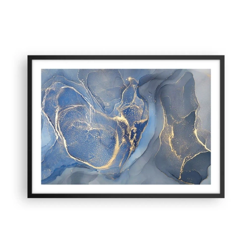 Plagát v čiernom ráme - Zlatý prach - 70x50 cm