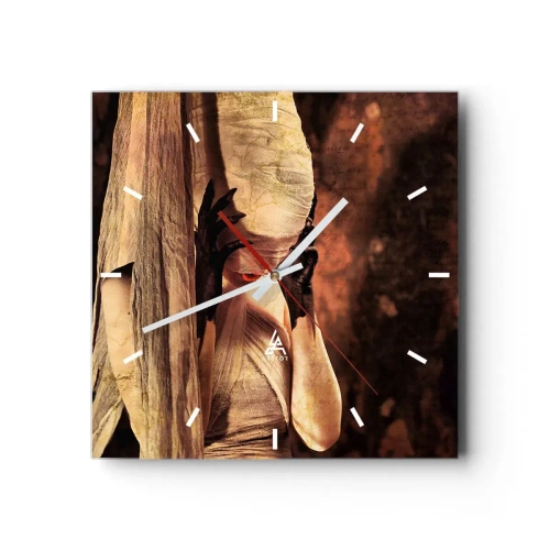 Nástenné hodiny - Medzi dobrom a zlom - 40x40 cm