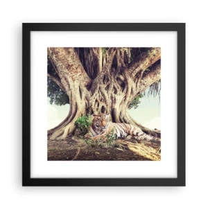 Plagát v čiernom ráme - Pohľad z knihy Mojžišovej - 30x30 cm