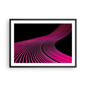 Plagát v čiernom ráme - Bulvár svetla - 70x50 cm