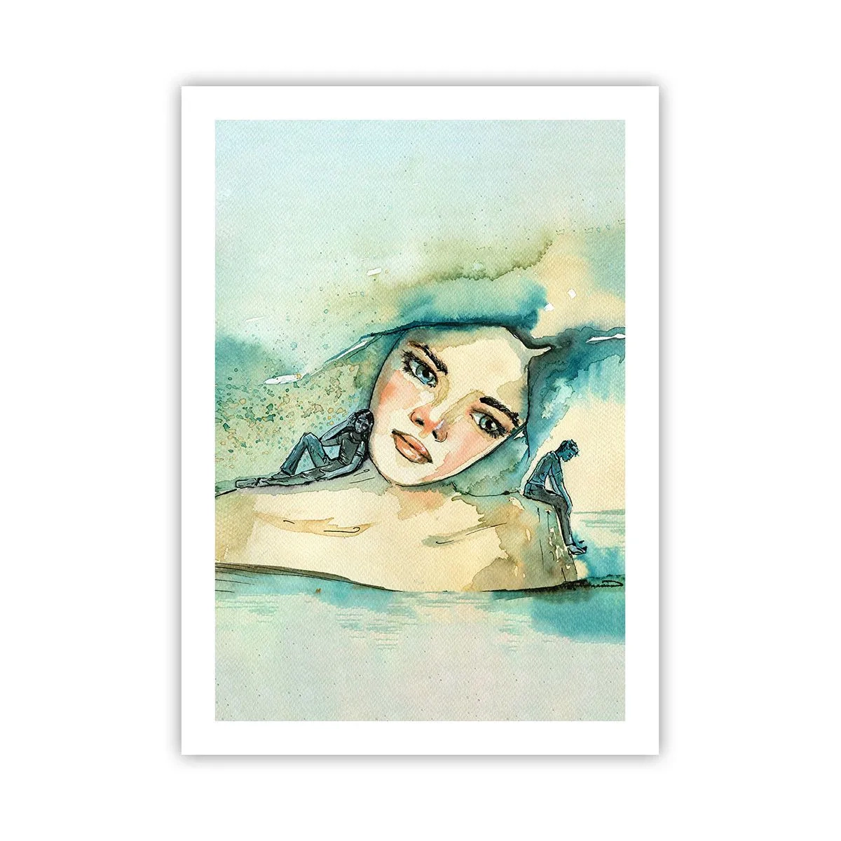 Plagát - Am I blue? - 50x70 cm