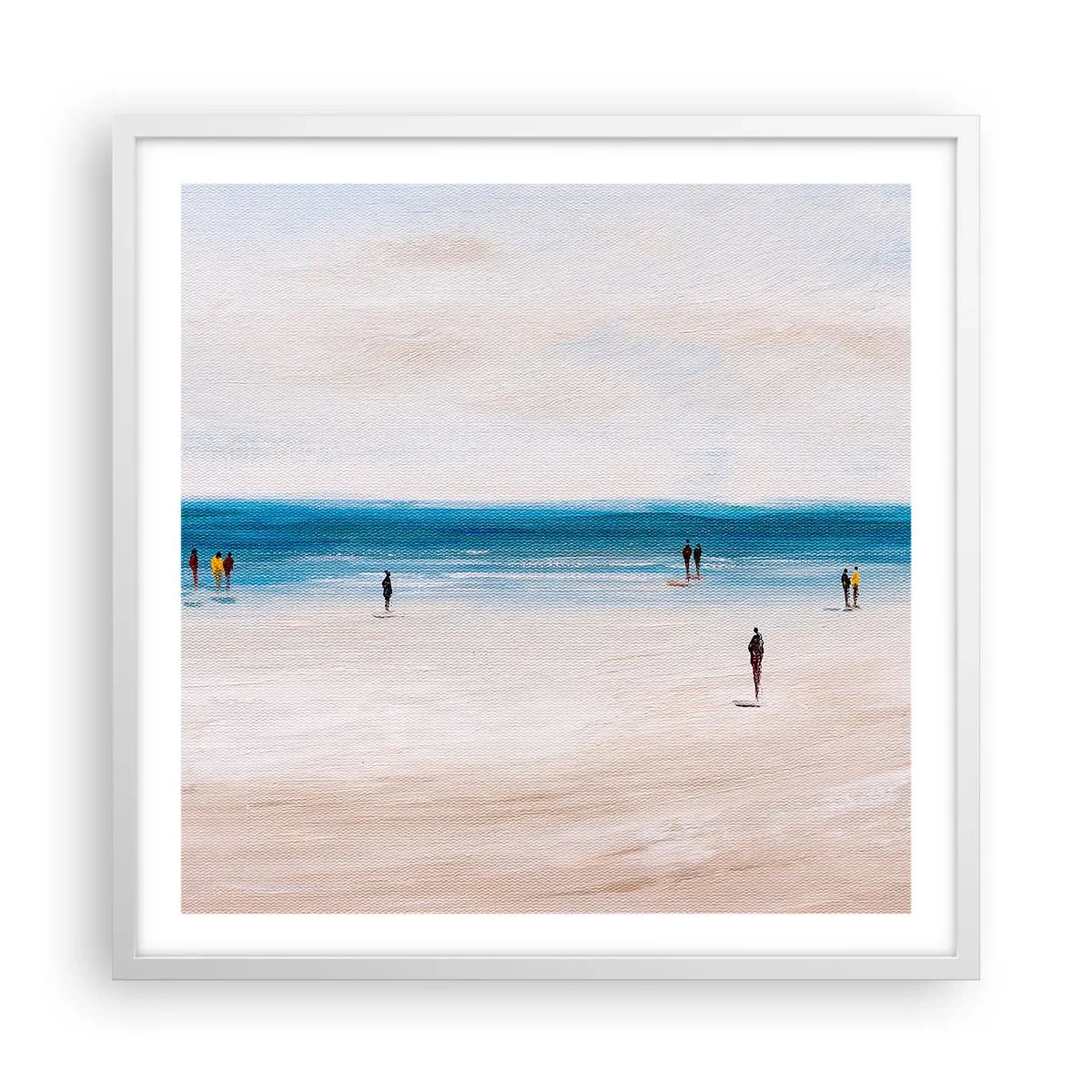 Plagát v bielom ráme - Prirodzená potreba - 60x60 cm