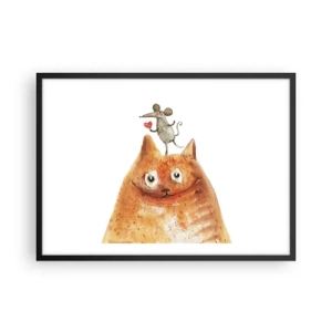 Plagát v čiernom ráme - Paradoxy lásky - 70x50 cm