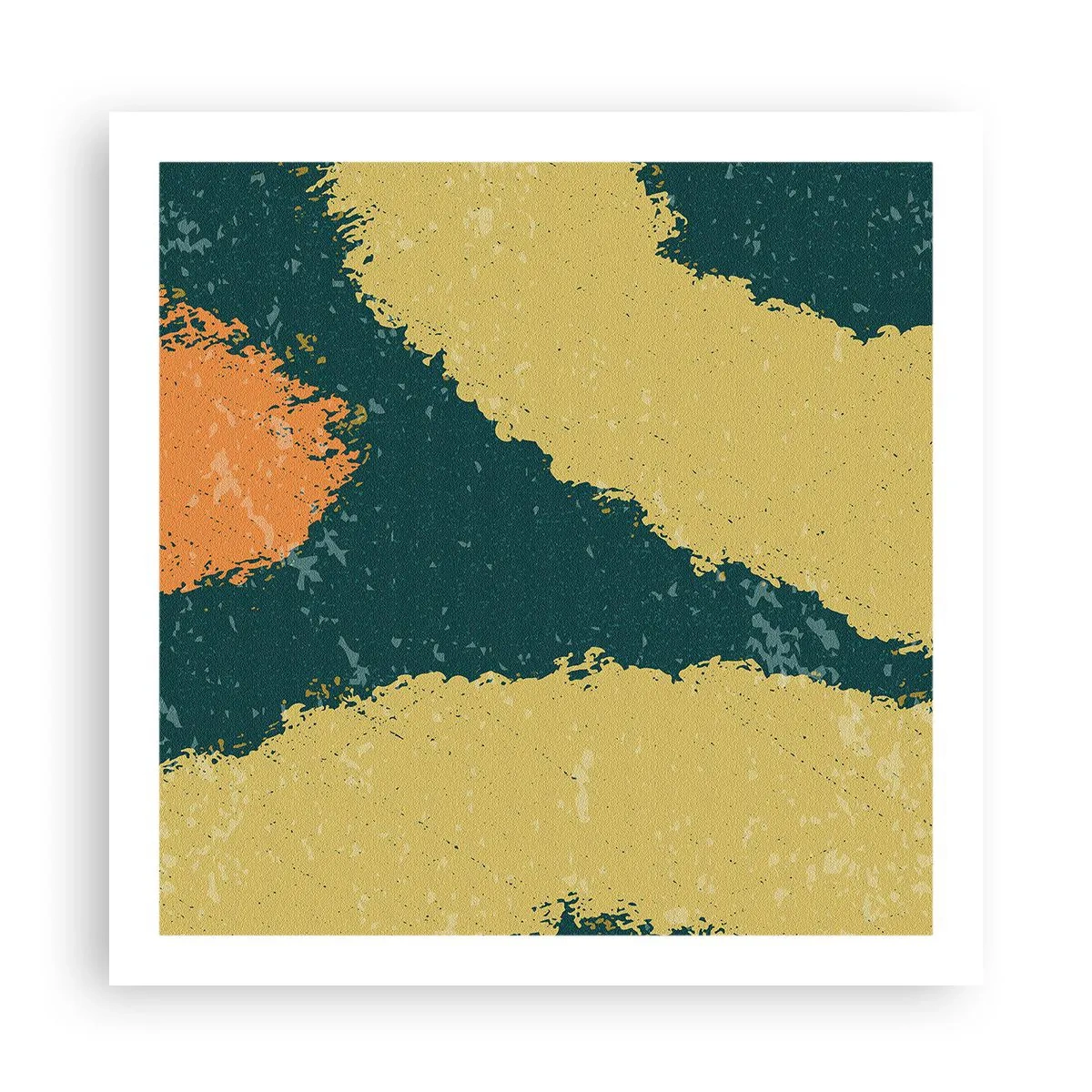 Plagát - Abstrakcia – spomalený pohyb - 60x60 cm