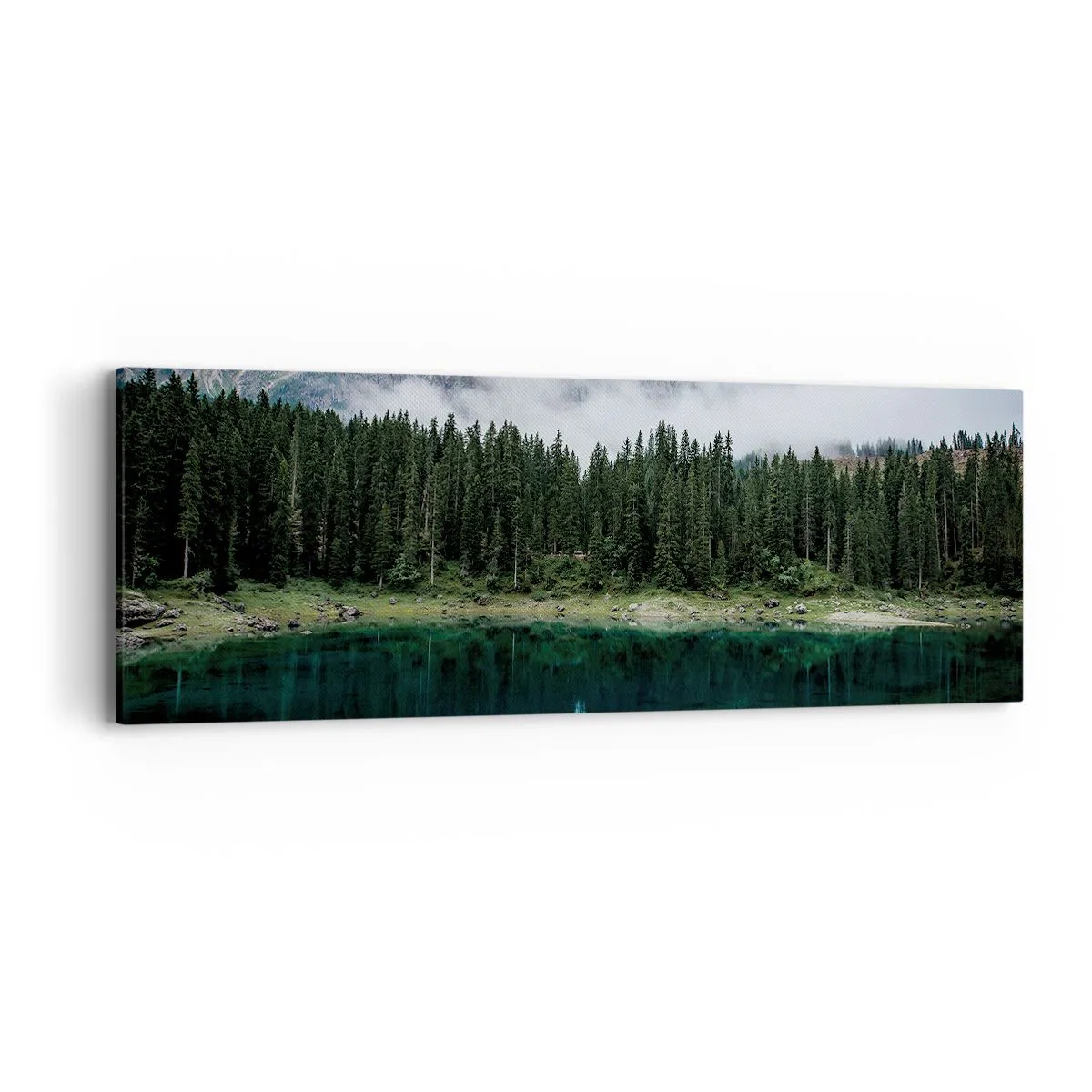 Obraz na plátne - Ticho, ticho, neprebuďme spiacu vodu…. - 90x30 cm