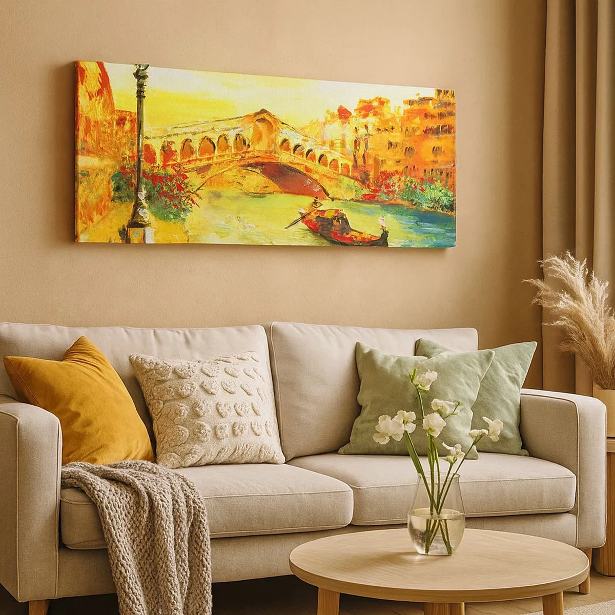 Obraz na plátne - Púť zamilovaných - 100x40 cm