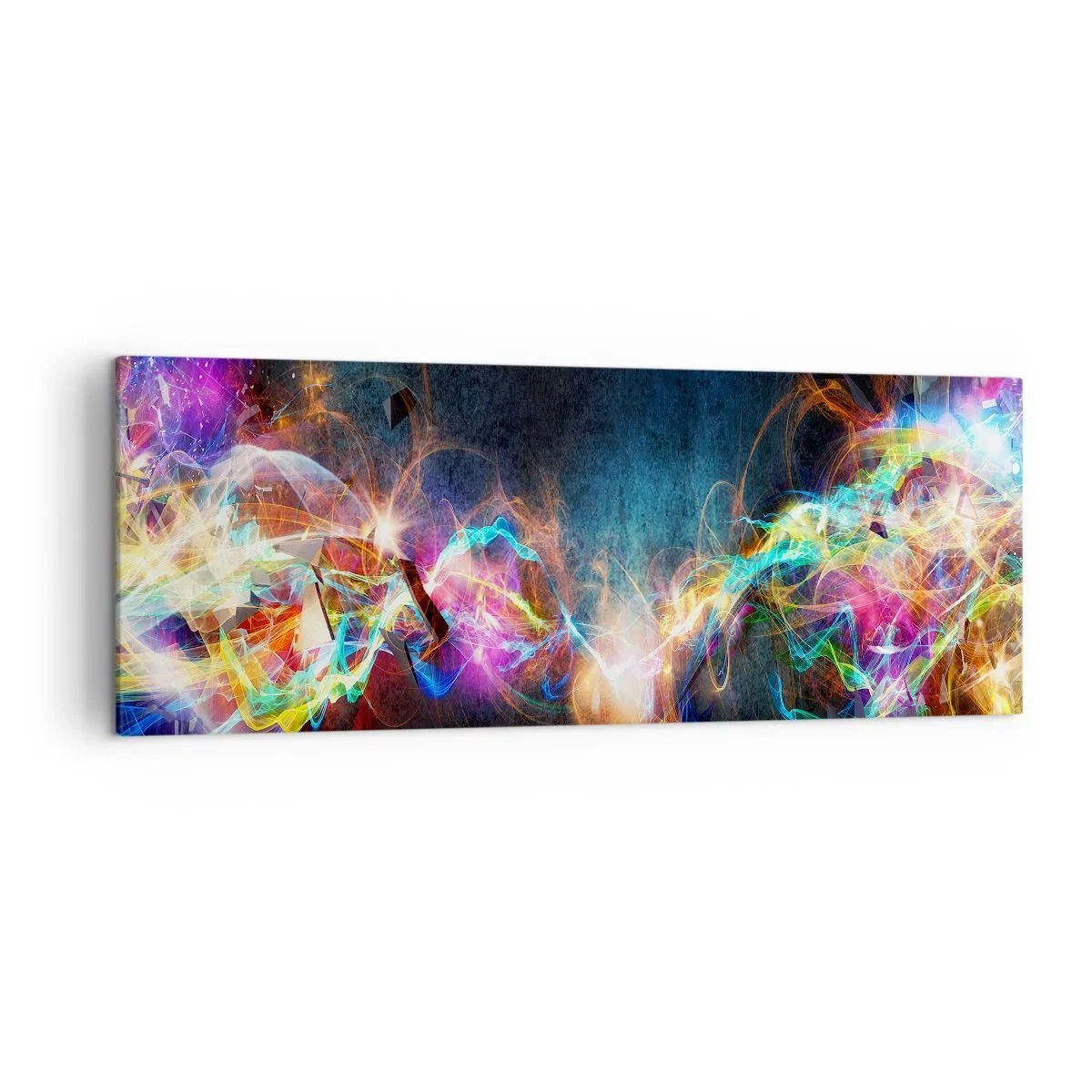 Obraz na plátne - Radostne proti tme - 140x50 cm