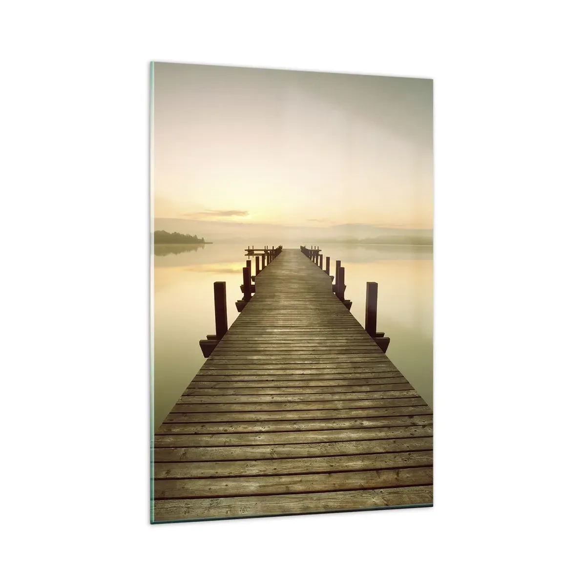 Obraz na skle - Úsvit, svitanie, svetlo - 80x120 cm