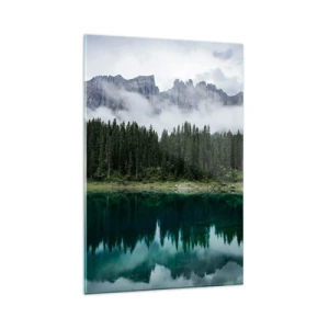 Obraz na skle - Ticho, ticho, neprebuďme spiacu vodu…. - 80x120 cm