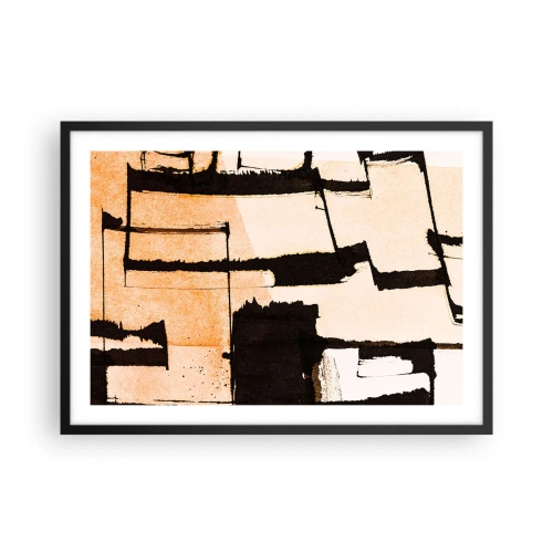Plagát v čiernom ráme - Avšak poriadok - 70x50 cm