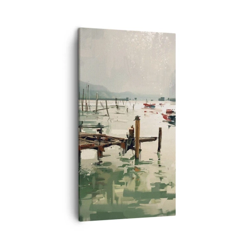 Obraz na plátne - Zaliate roztaveným mesiacom - 45x80 cm