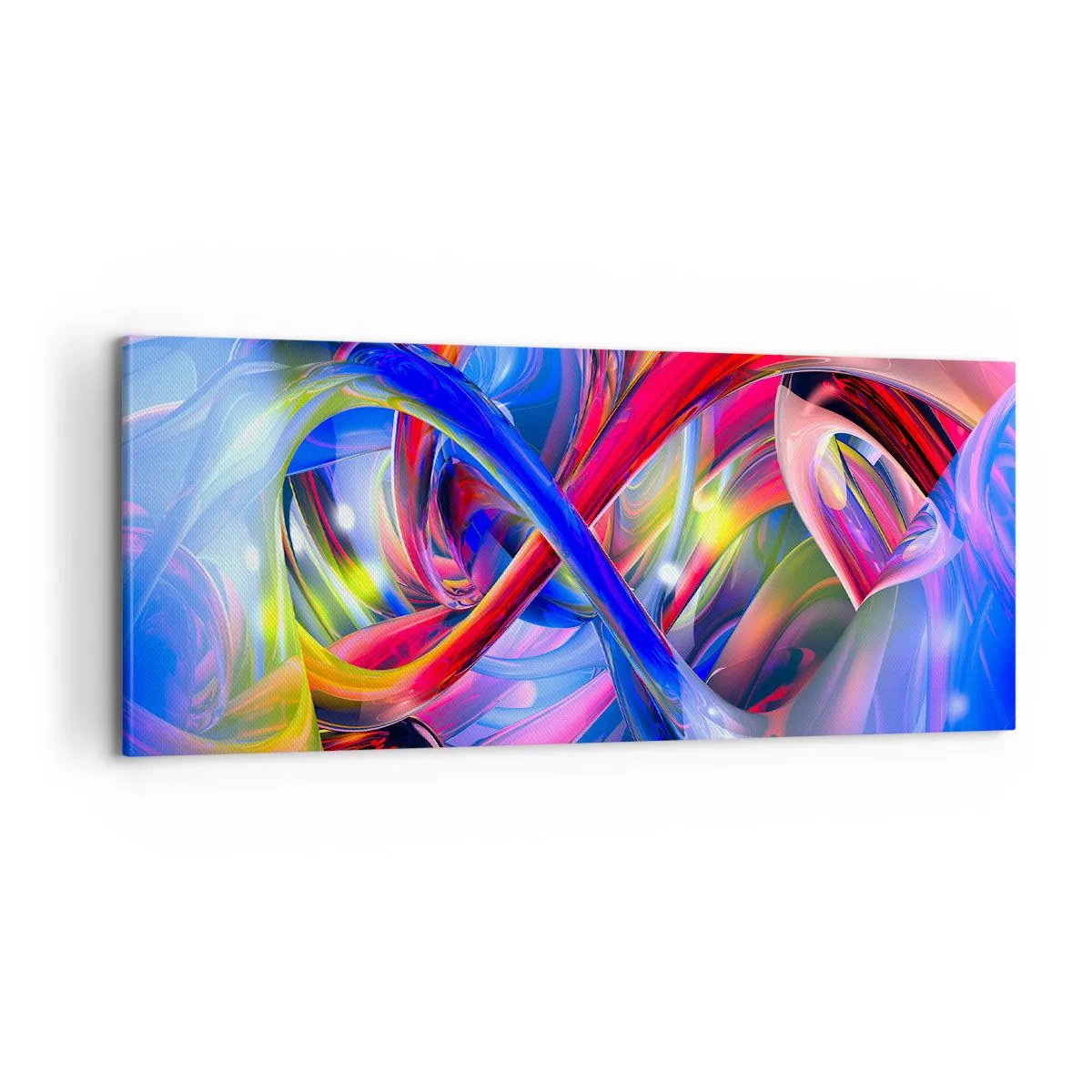 Obraz na plátne - Tanec farieb - 100x40 cm