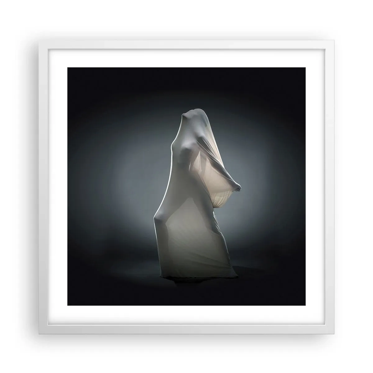 Plagát v bielom ráme - Skryté túžby - 50x50 cm