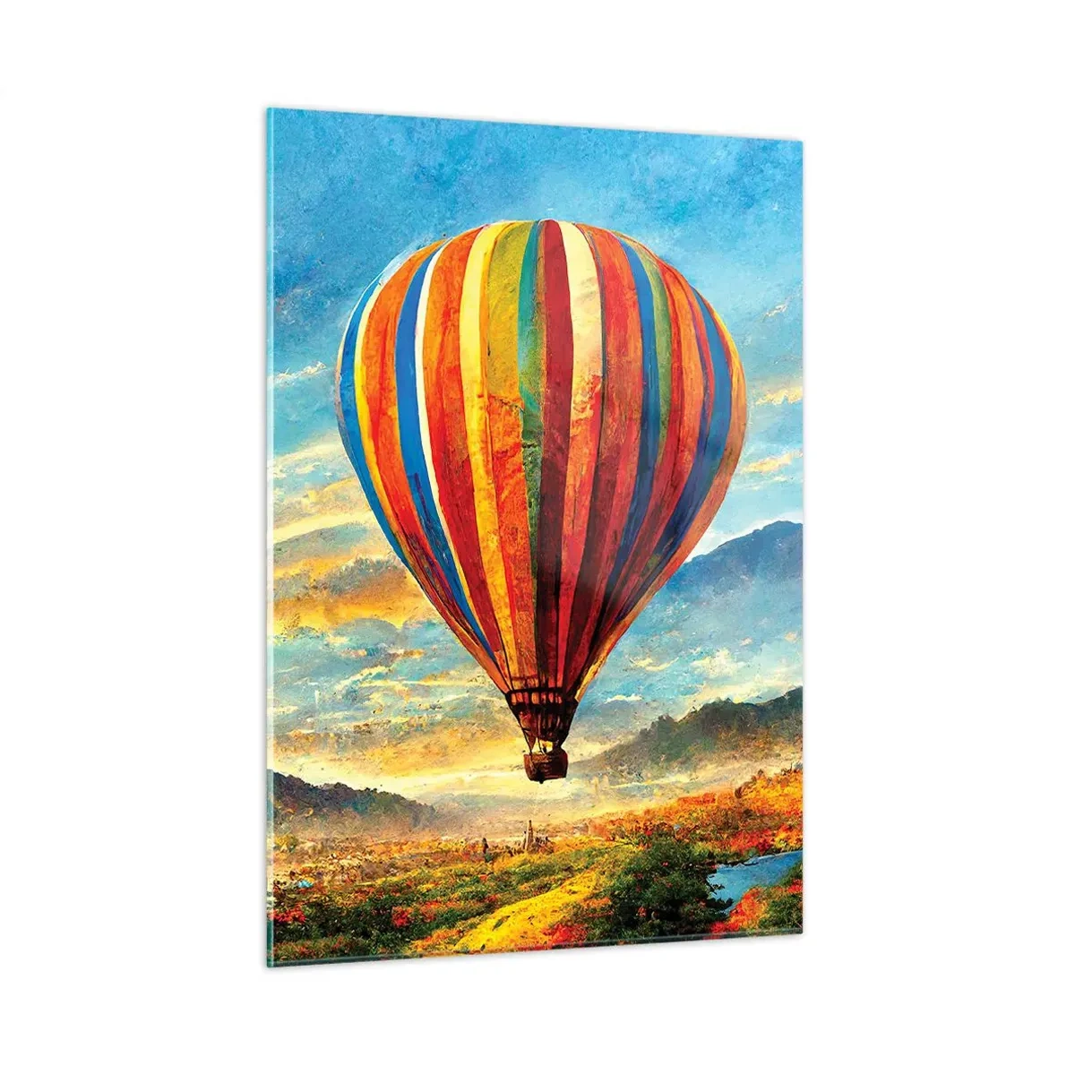 Obraz na skle - V tichu je toho vidieť viac - 50x70 cm