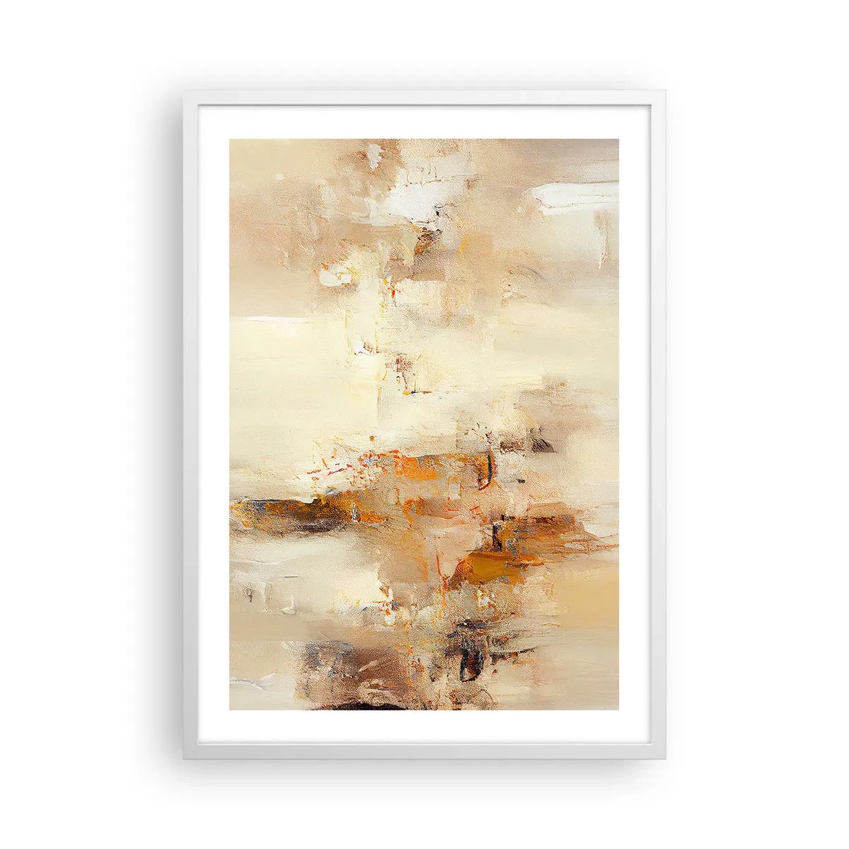 Plagát v bielom ráme - Duša jantáru - 50x70 cm