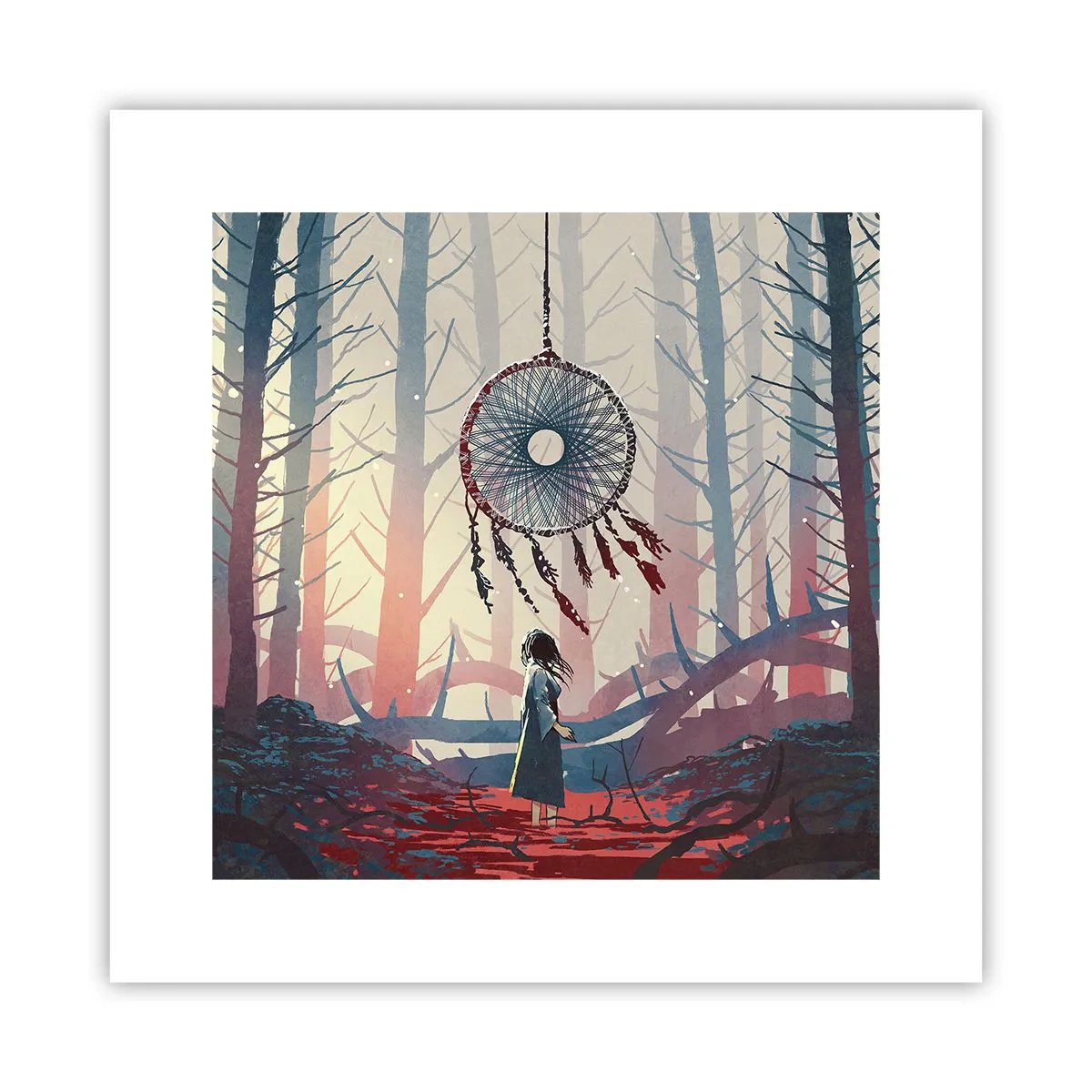 Plagát - Tajný rituál šťastia - 30x30 cm