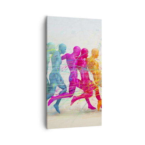 Obraz na plátne - Harmónia pohybu - 55x100 cm