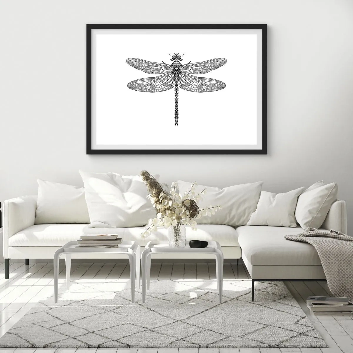 Plagát v čiernom ráme - Presnosť prírody - 70x50 cm