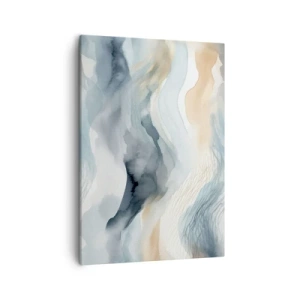 Obraz na plátne - Abstrakcia snehu a hmly - 50x70 cm