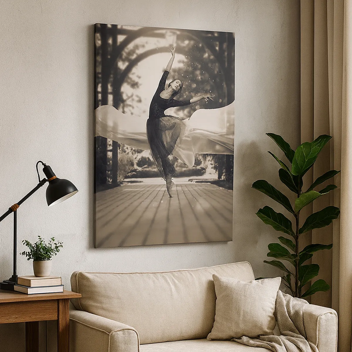 Obraz na plátne - Tanec ducha záhrady - 50x70 cm