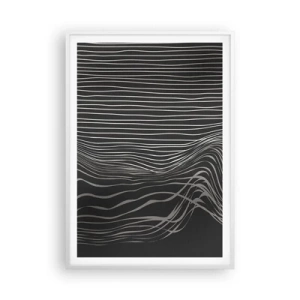 Plagát v bielom ráme - Rytmus a prízvuk - 70x100 cm