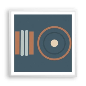 Plagát v bielom ráme - Podstata vecí - 60x60 cm