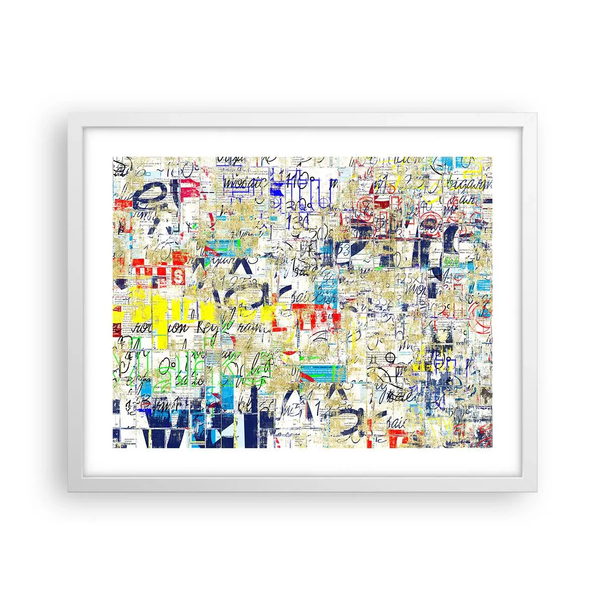 Plagát v bielom ráme - Proste poteší oči - 50x40 cm