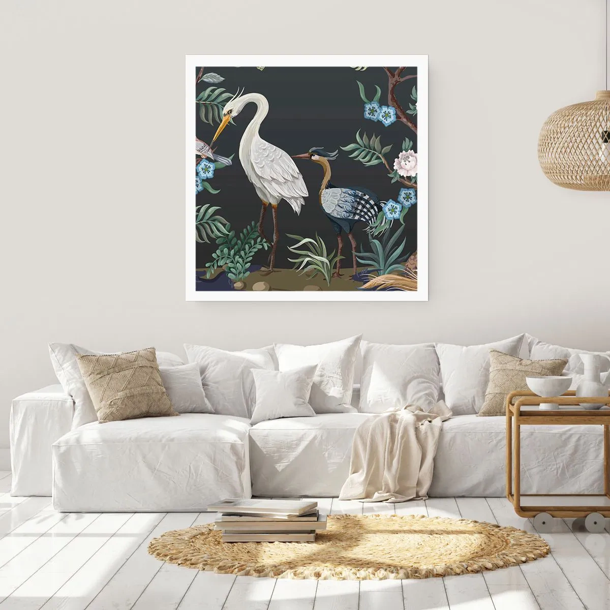 Plagát - Vtáčí sprievod - 40x40 cm