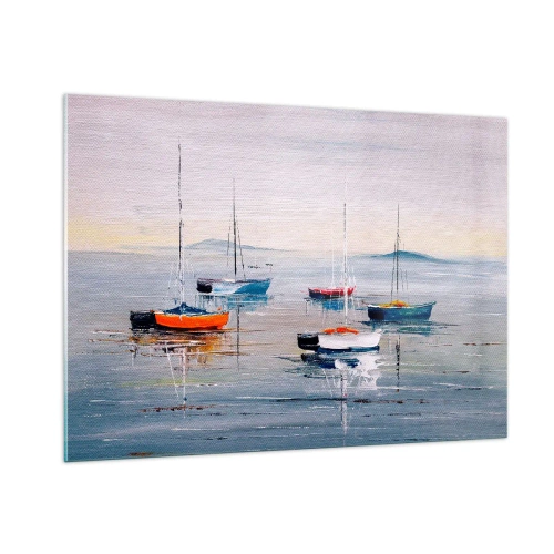 Obraz na skle - Zaslúžený odpočinok - 100x70 cm