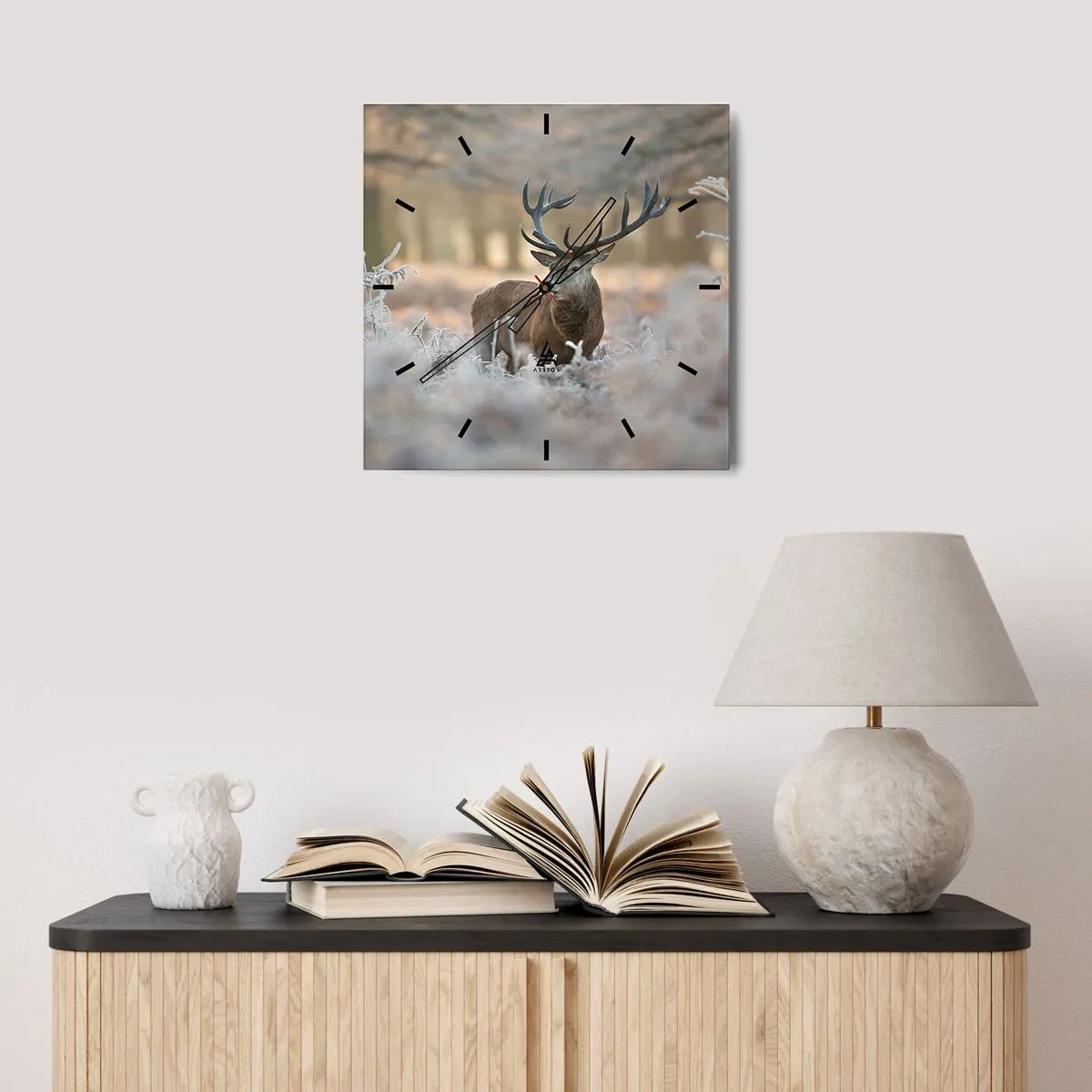 Nástenné hodiny - Svieže ráno - 40x40 cm