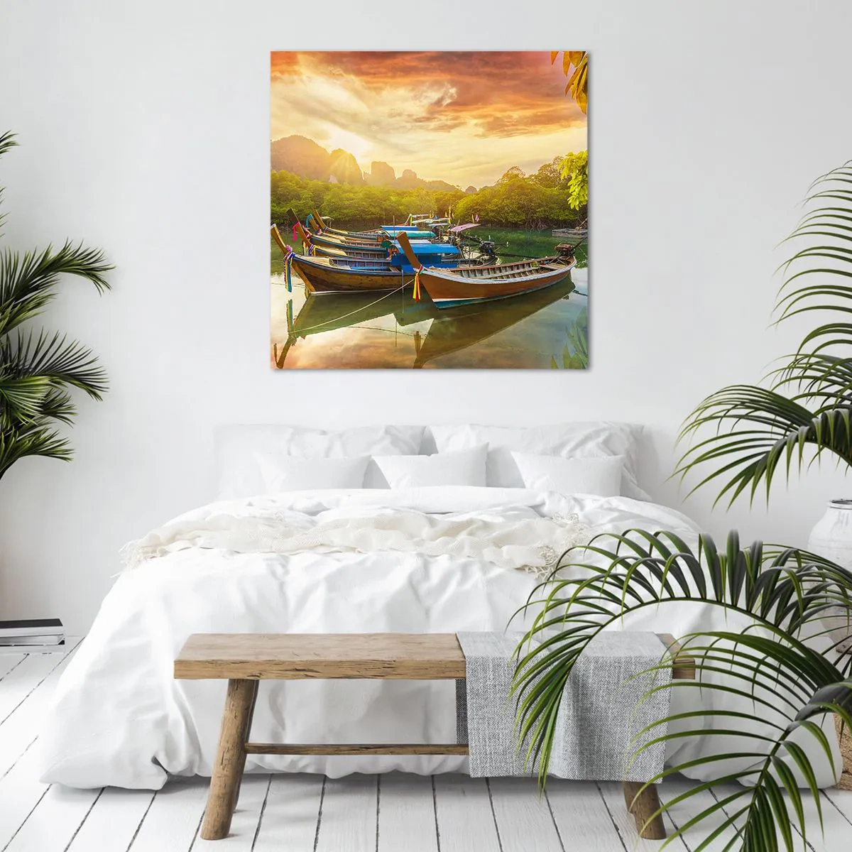 Obraz na plátne - Pred rušným dňom - 40x40 cm