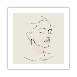 Plagát - Výrazným ťahom - 40x40 cm