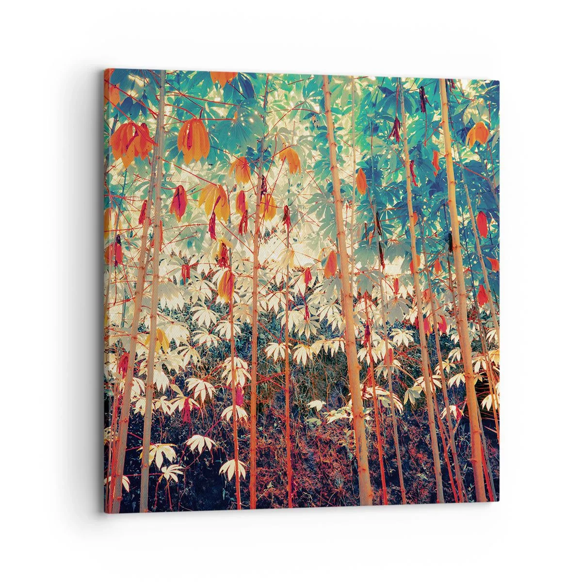 Obraz na plátne - Tajný život listov - 70x70 cm